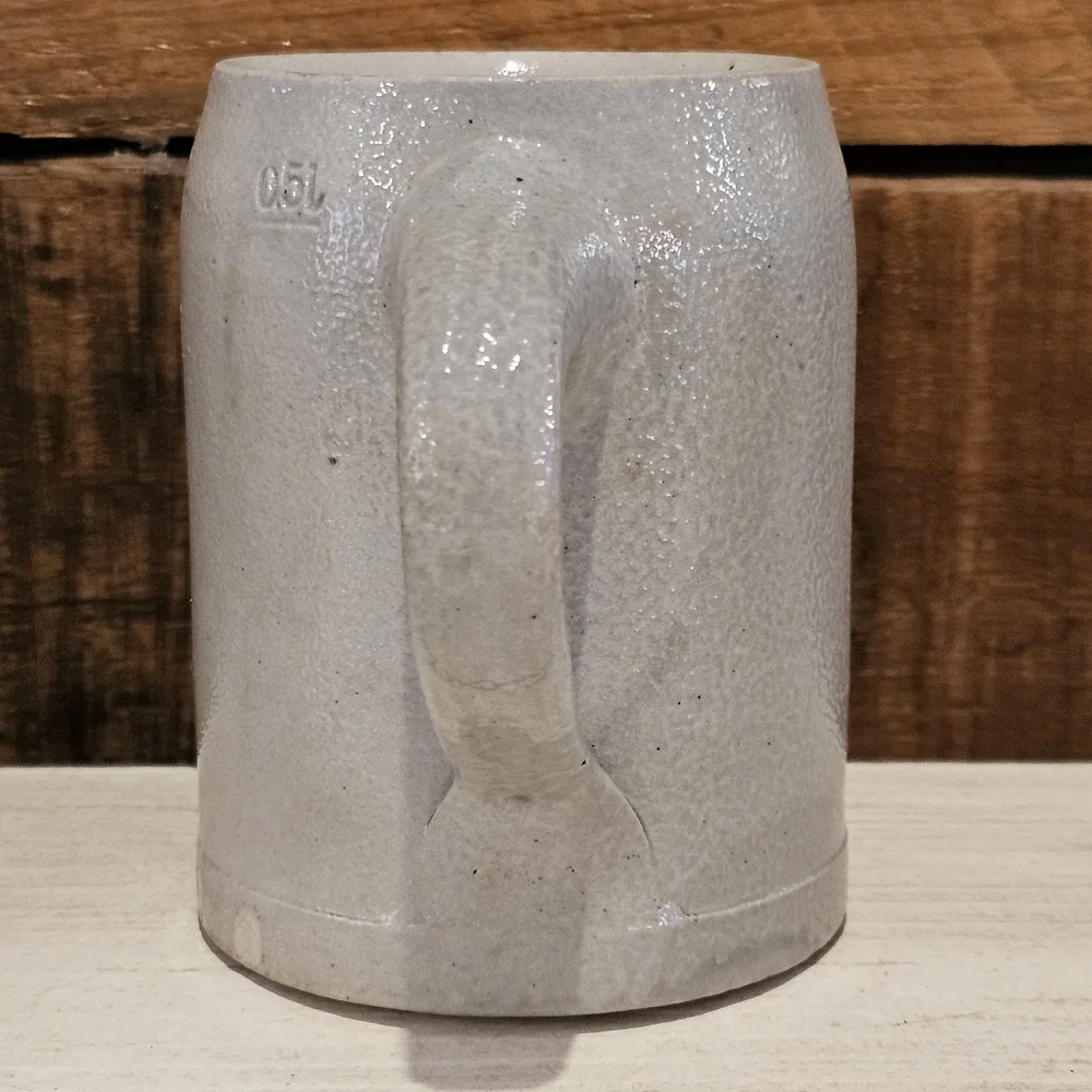 Vtg Bayer. Staatsbrauerei Weihwnstephan salt glazed stoneware German beer stein